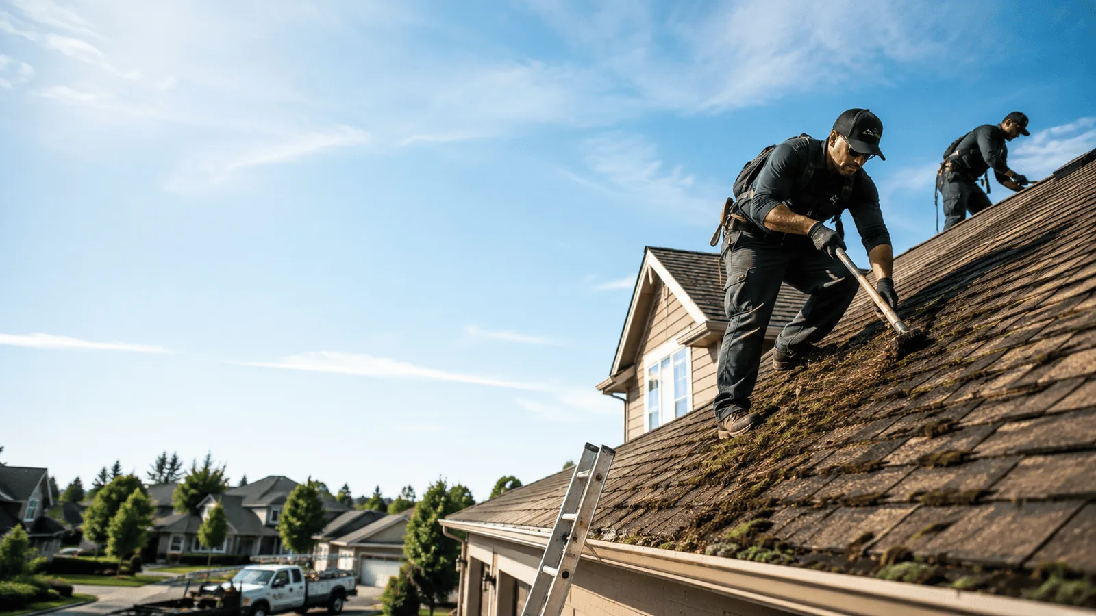 Roof Moss Removal in Evans, LA near me